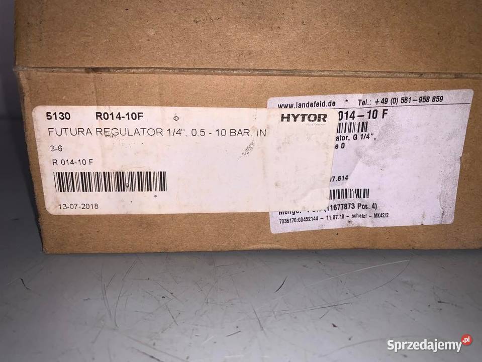 FUTURA R01410F pressure regulator G 14 05 10bar Warszawa