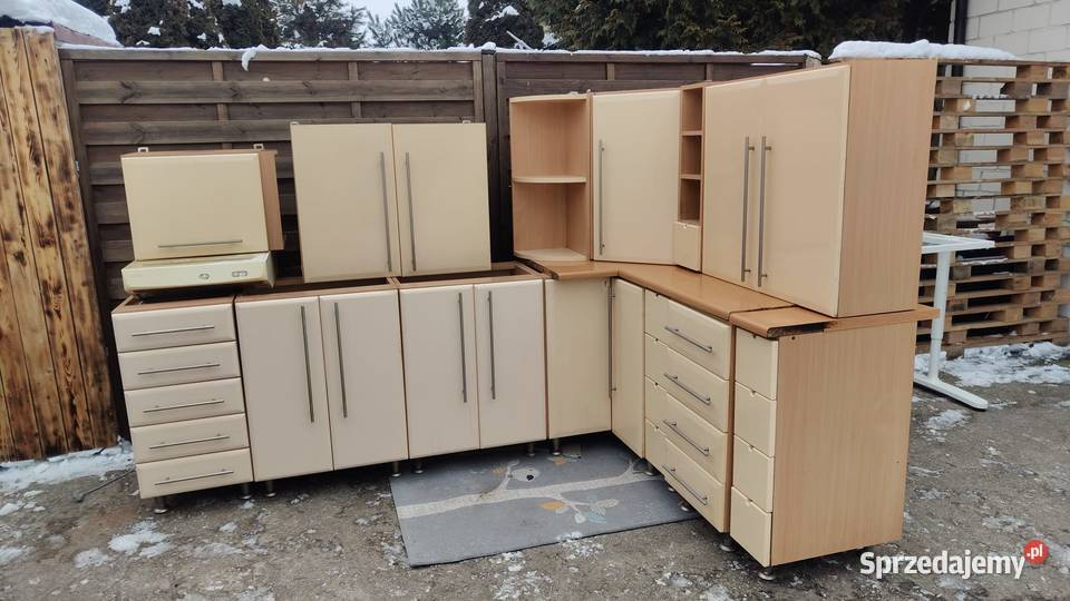 Szafki kuchenne zestaw mebli kuchennych okap mazowieckie Warszawa