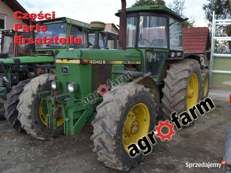 John Deere 4040S części skrzynia biegów silnik Byków