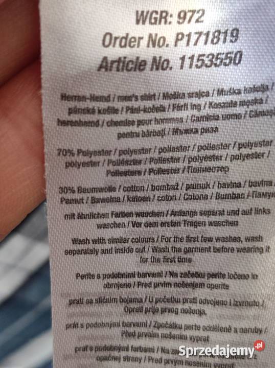 przewiewna bawełniana koszula z krótki rękaw Kielce