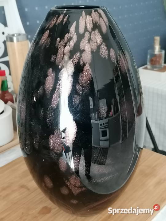 Duży wazon z lat 70tych c brazowy Kraków