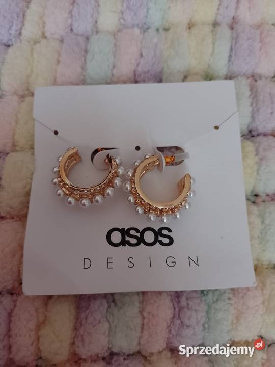ASOS Bogato zdobione kolczyki wieczorowe z sprzedam