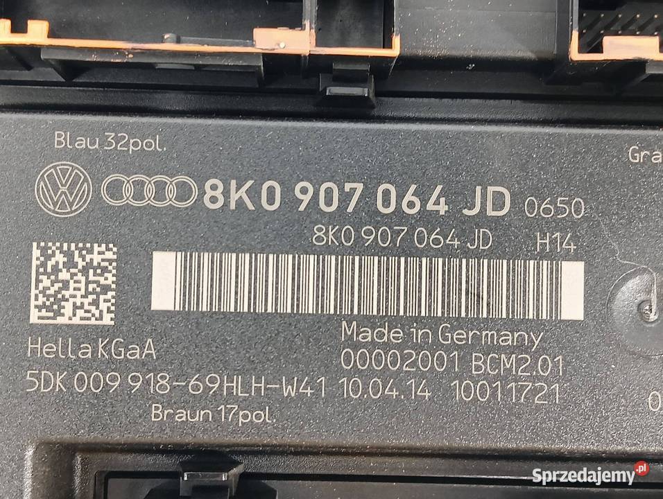 MODUŁ KOMFORTU 8K0907064JD Audi A4 IV 20082015 Komputery