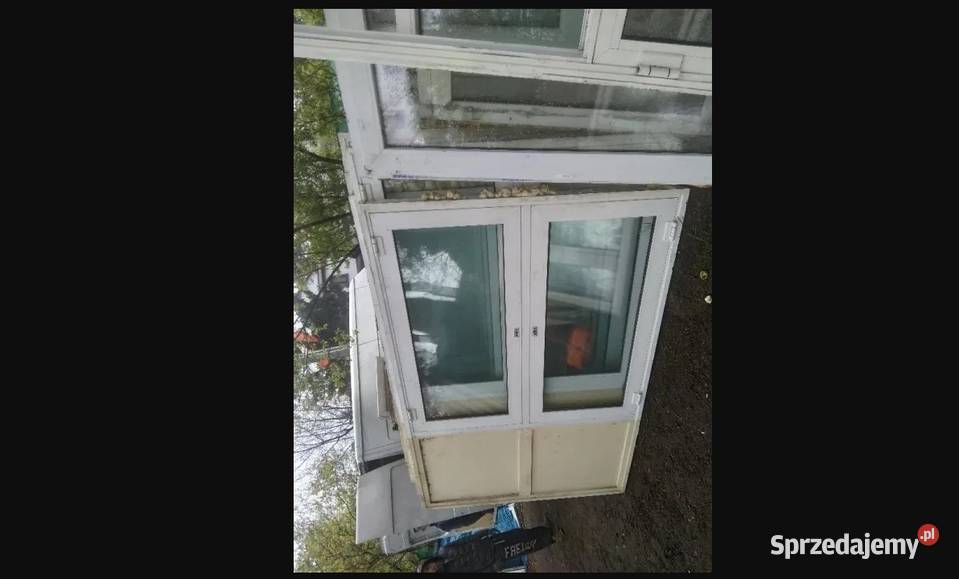 Okno 160 x 250 witryna ściana działowa Elewacja Warszawa