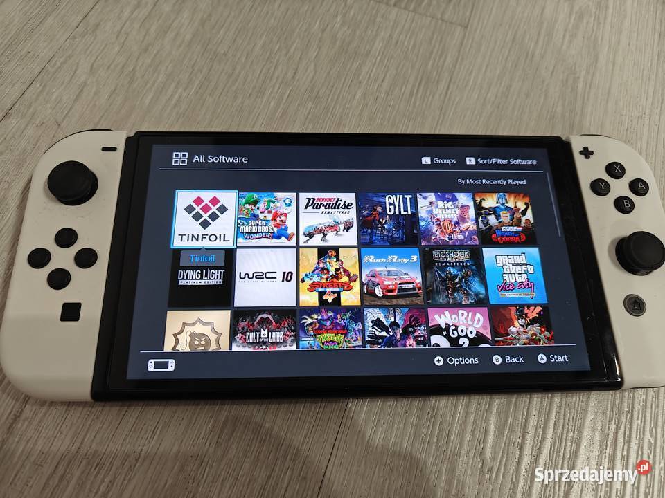 Nintendo Switch OLED karta 256GB picofly cfw Rawicz sprzedam