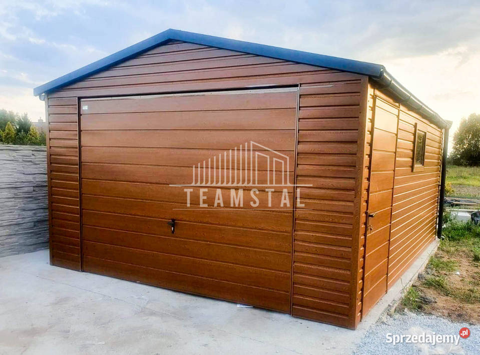 GARAŻ BLASZANY 4m x 5m dwuspad blachodachówka Tarnów