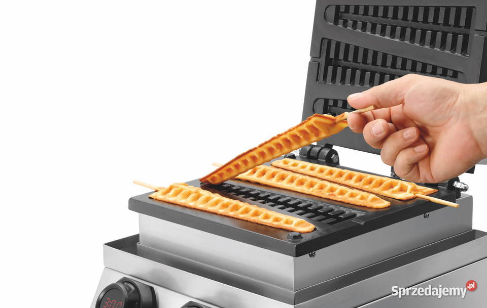 Gofrownica aluminiowa gofry lizaki trójkątne