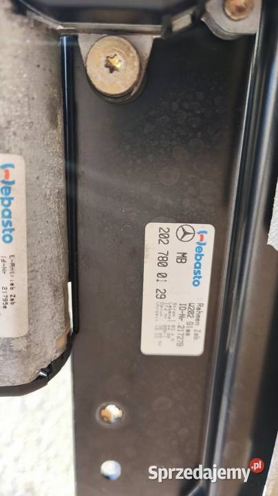 Szyberdach szklany w202 sedan Mercedes Legionowo