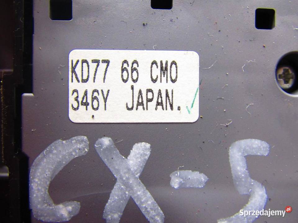 PANEL PRZEŁĄCZNIK RADIA NAVI MAZDA CX5 CX5 KE I lubelskie