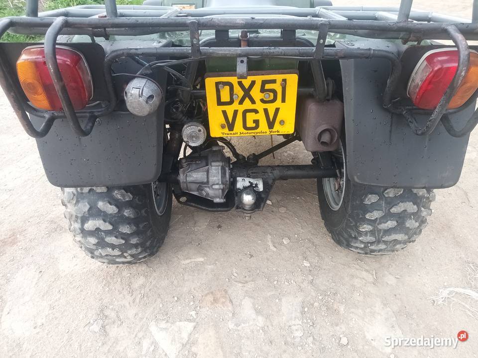 kawasaki klf 300 homologacja transport 6000km