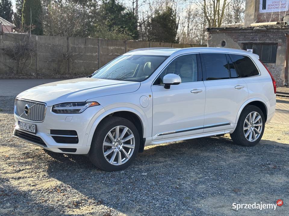 Volvo XC 90 T8 Inscription Plug in Hybrid Rok produkcji 2016 Łódź sprzedam