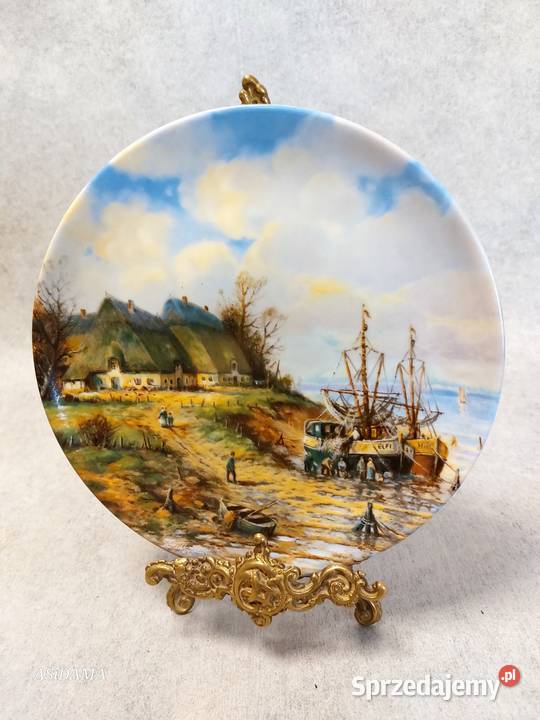 TIRSCHENREUTH PORCELANOWY KOLEKCJONERSKI TALERZ Dobrzany