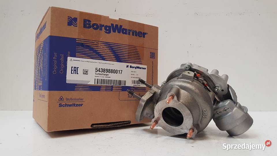 Nowa turbosprężarka BorgWarner KKK 54389880017 Siedlce
