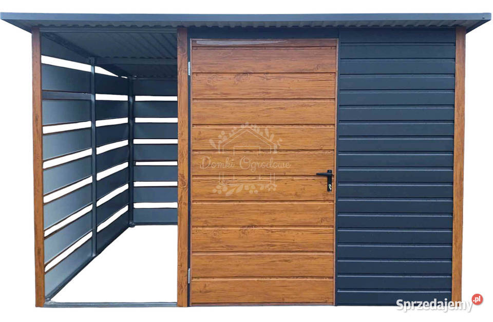 Schowek domek ogrodowy 2x2m wiata 1m okno