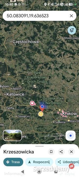 działka 38ar samej szkole średniej mocy podłącz woda Zalas