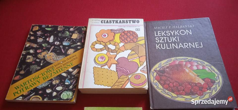 Zestaw książek kulinarnych z lat 80 dolnośląskie Świdnica