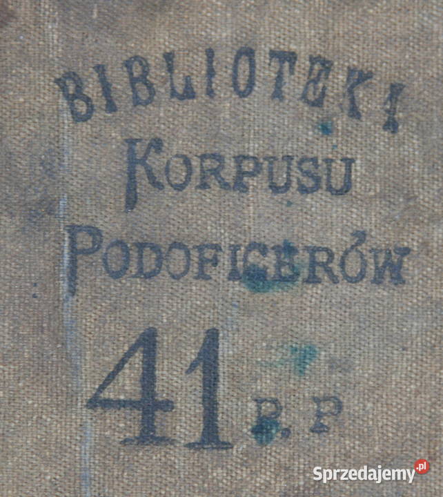 Książka Z Biblioteki 41 PP Militaria podlaskie Augustów sprzedam