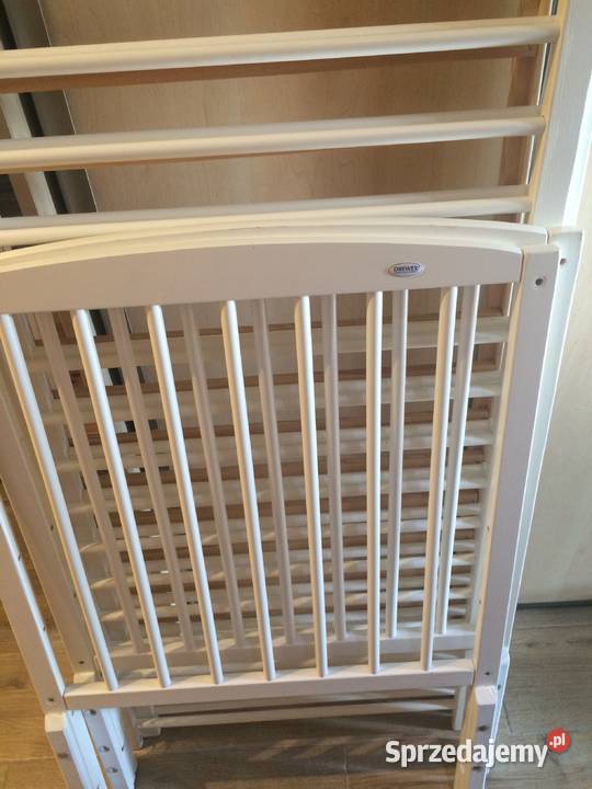 Łóżeczko Drewex Kuba białe