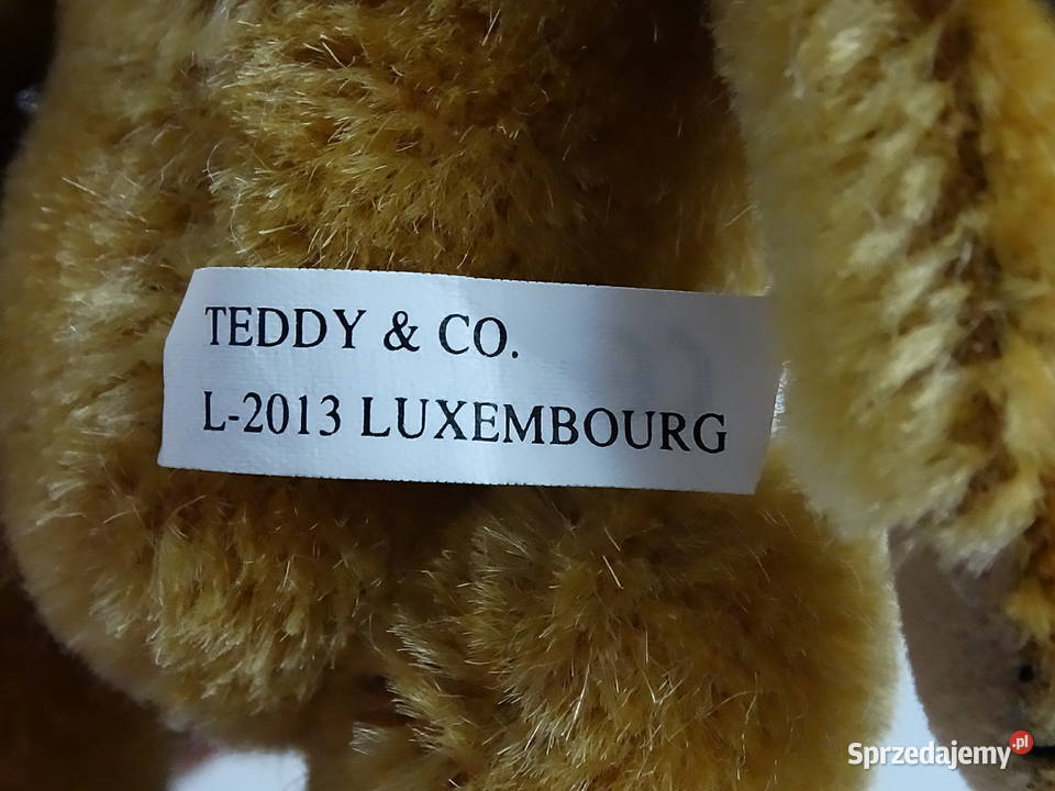 Kolekcjonerski Miś Teddy Co Luxembourg 16 styl Maskotki Biłgoraj