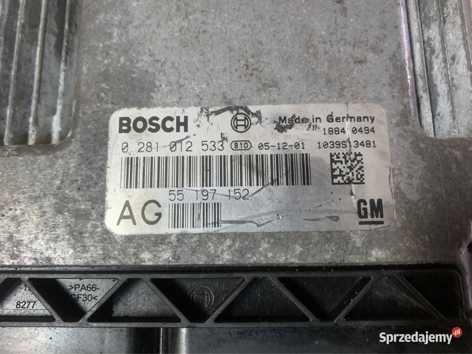 55197152 komputer sterownik silnika Opel Vectra zachodniopomorskie Szczecin