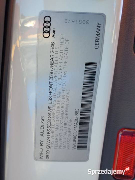 2020 AUDI A5 PREMIUM PLUS 45 automatyczna Częstochowa