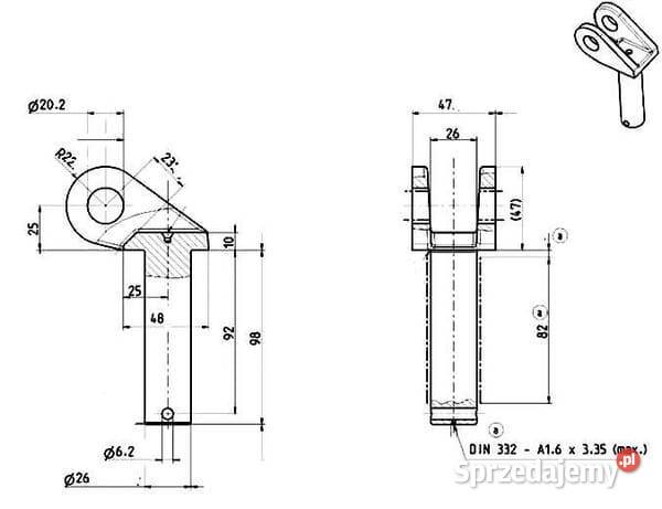 Zestaw naprawczy stabilizatora AG 372 201030 Kamionna