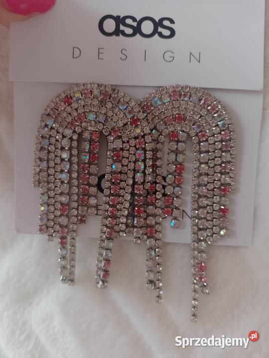 ASOS Ekskluzywne długie bogato zdobione kolczyki Dla kobiet Kraków
