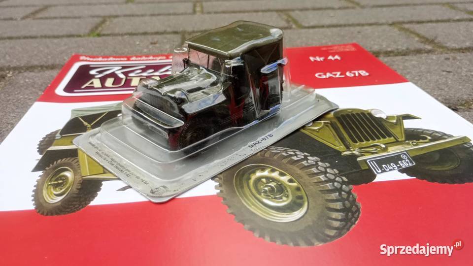 GAZ 67B wojskowy kolekcja kultowe auta PRL model Warszawa