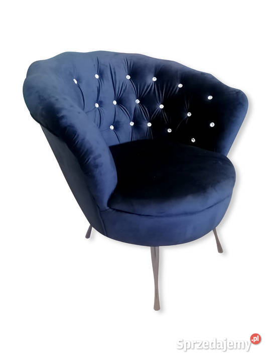 Fotel Muszelka piękny kryształ NOWY