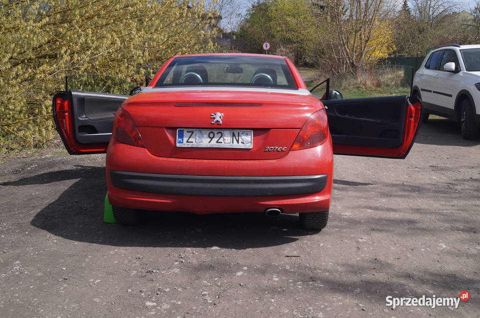 SPRZEDAM SAMOCHÓD KABRIOLET PEUGEOT 207 CC Szczecin