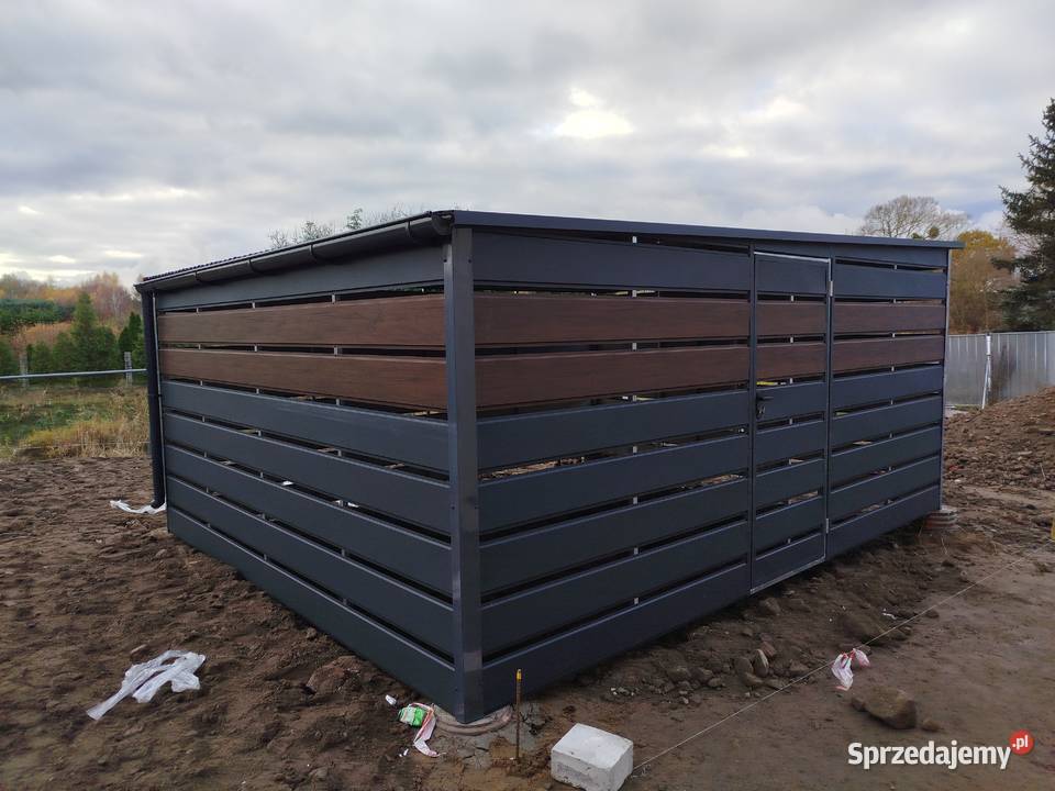 Wiata Altana Śmietnikowa ŚMIETNIK GARAŻ BLASZANY Chełm