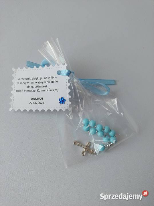 Podziękowania Komunia Różaniec Błękit MW1 wielkopolskie