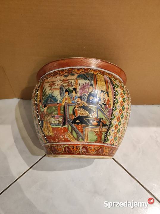 misa waza wazon osłonka donica chińska porcelana Kielce