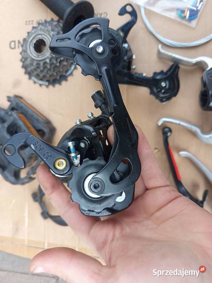 Części rowerowe przerzutki Shimano klamki Słubice