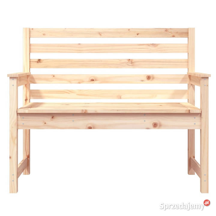 Ławka ogrodowa 109x48x915 lite drewno sosnowe Ławy i ławki