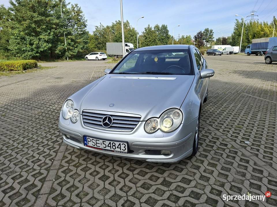MERCEDES C SPORTCOUPE 22CDI 160 03r klima bez Klasa C Wrocław