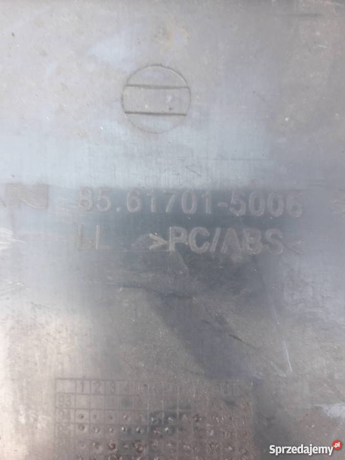 85617015006 POKRYWA SCHOWKA MAN L2000 12220 śląskie Częstochowa