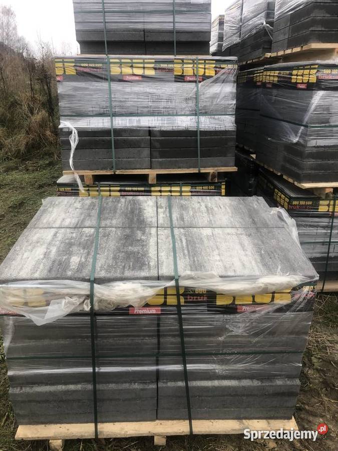 Kostka brukowa płyty duży format sieradz 60x40x7 Materiały budowlane