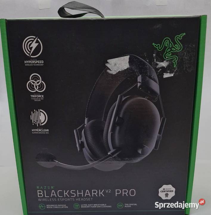 Słuchawki bezprzewodowe nauszne Razer BlackShark Łódź