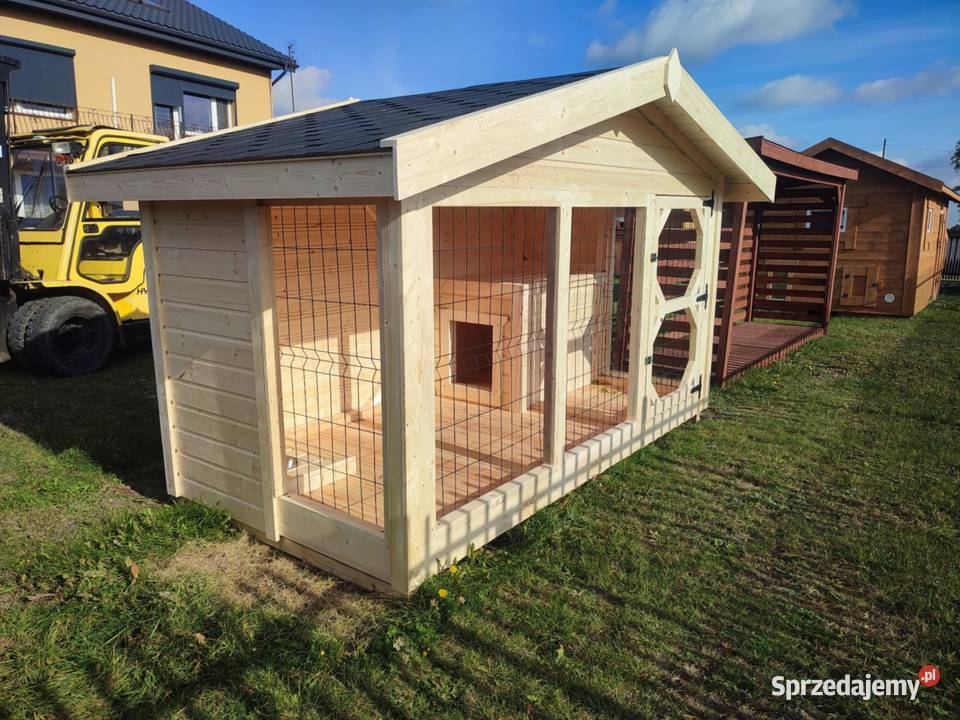 kojec psów ocieplana buda 300x200x240h PRODUCENT Sochaczew