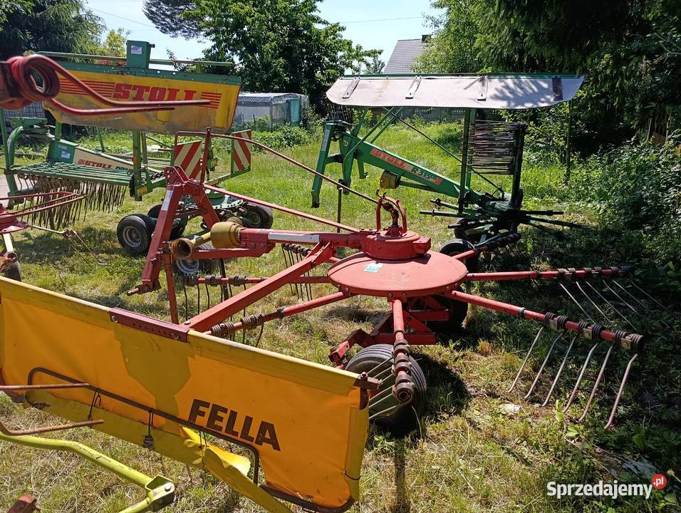 Przewracarka kuhn zgrabiarka fella stoll mazowieckie Rawica Stara