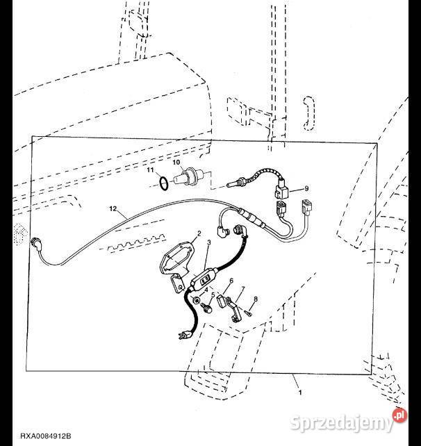 RE198861 John Deere 8345R Wiązka przewodów Jastrzębniki