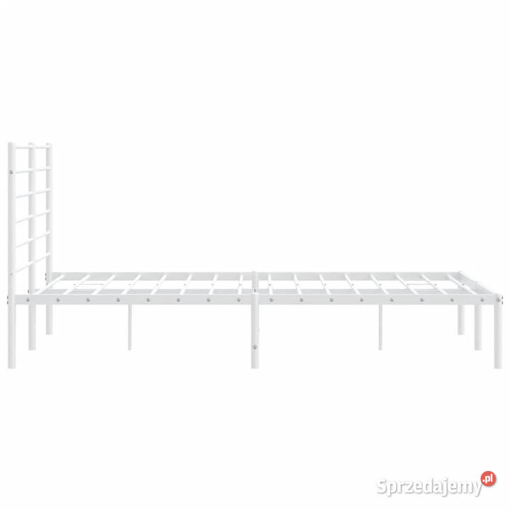 Łóżko Metalowe Białe Rama Łóżka Ze Stelażem 90cm Warszawa sprzedam