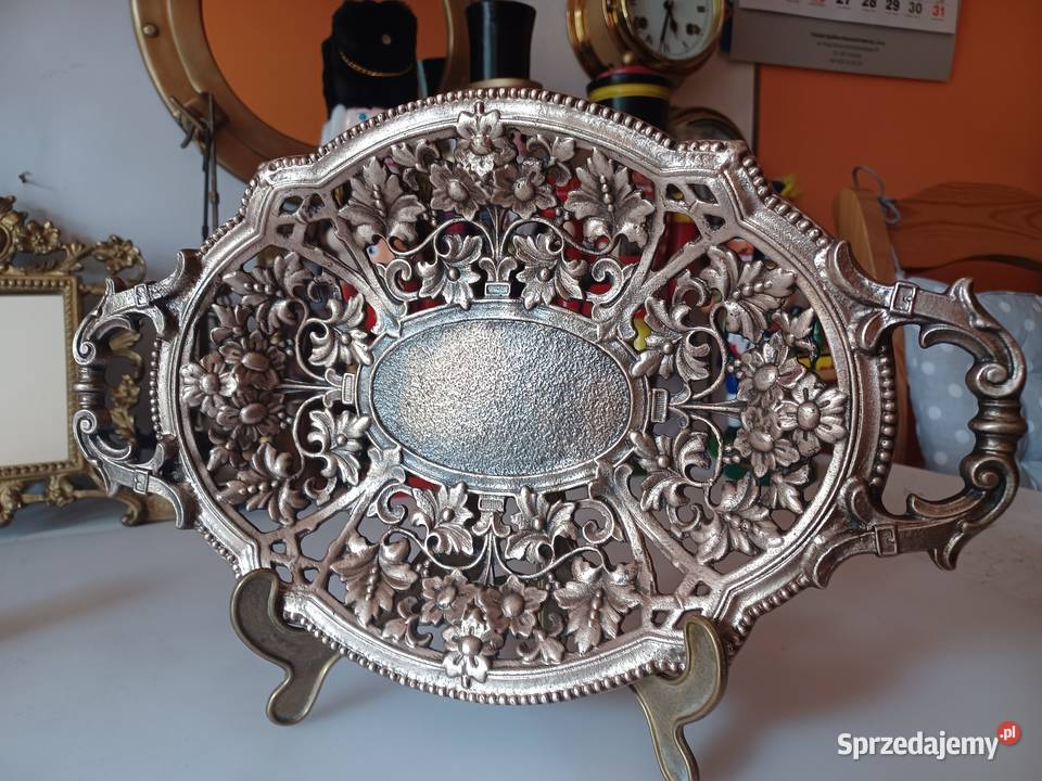 Patera koszyk mosiężny wielkopolskie Poznań