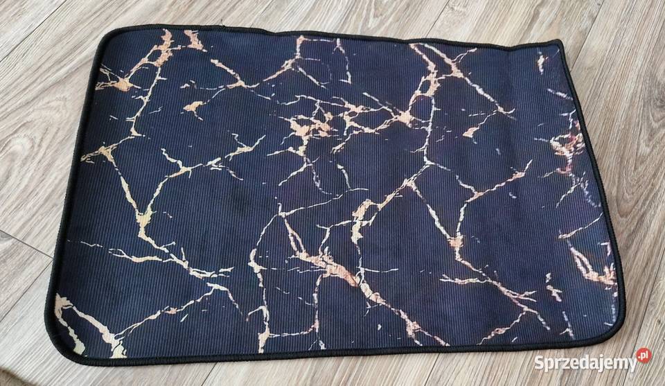 Dywanik łazienkowy czarno złoty 40x60 Kraków sprzedam