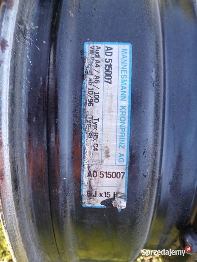 Felgi stalowe passat b5 Pruchnik