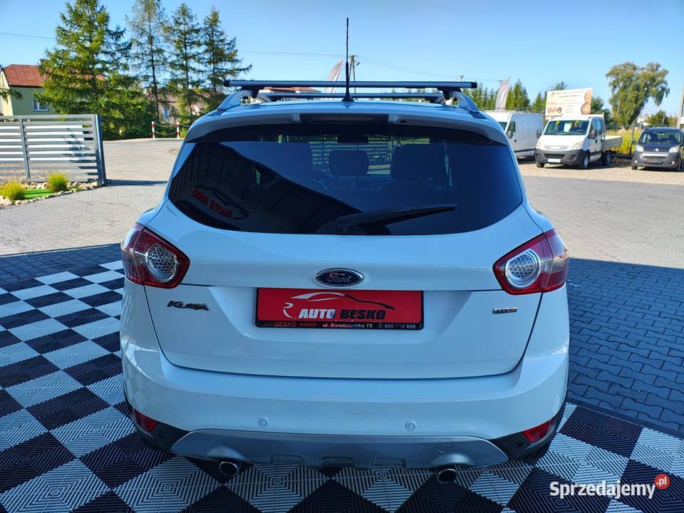 FORD KUGA 4X4 20DIESEL Naprawdę Zadbana biały Zarszyn