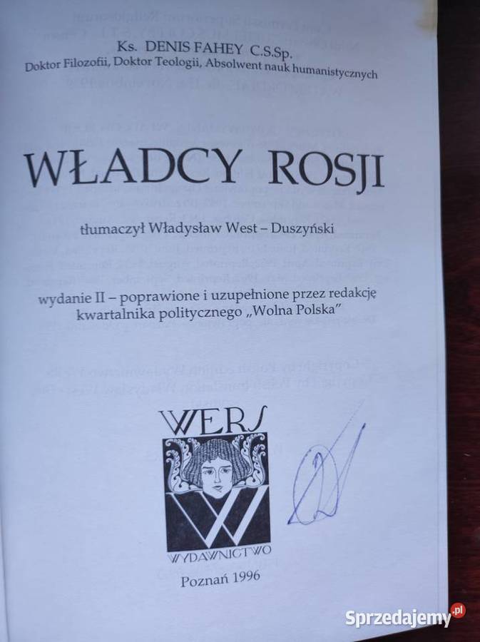 Władcy Rosji Denis Fahey Pozostałe Kielce