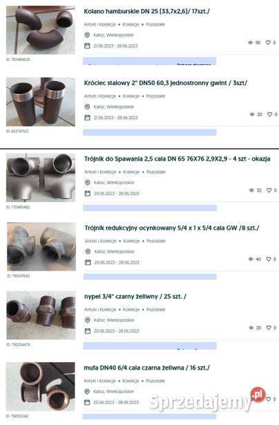 zwężka stalowa kolano stalowe dennica trójnik wielkopolskie