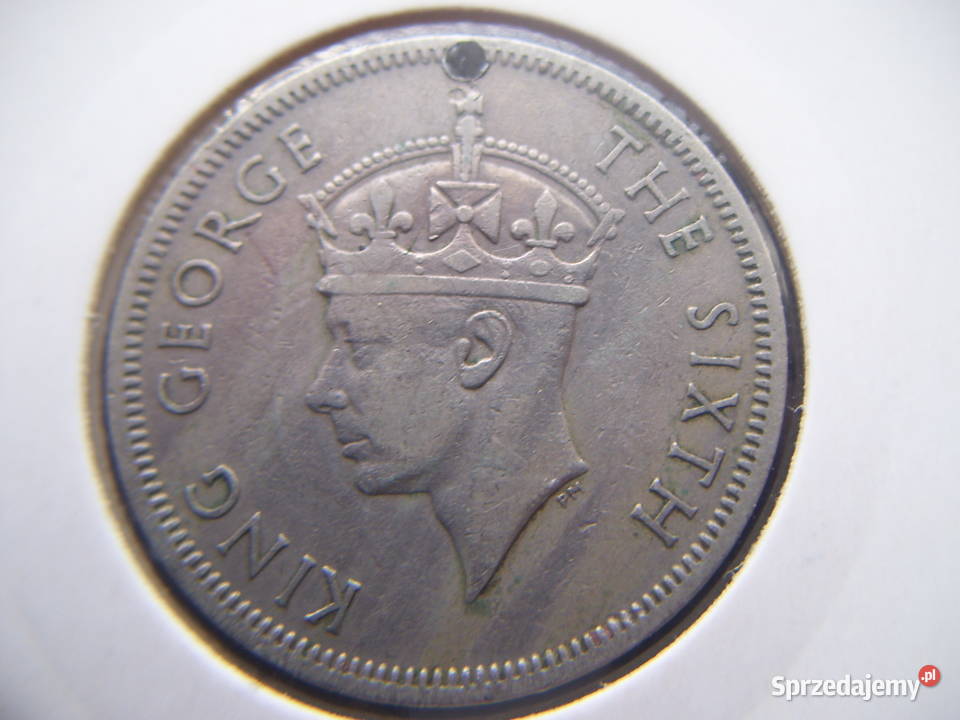 Stare monety 2 szyling 1949 Rodezja Lesko